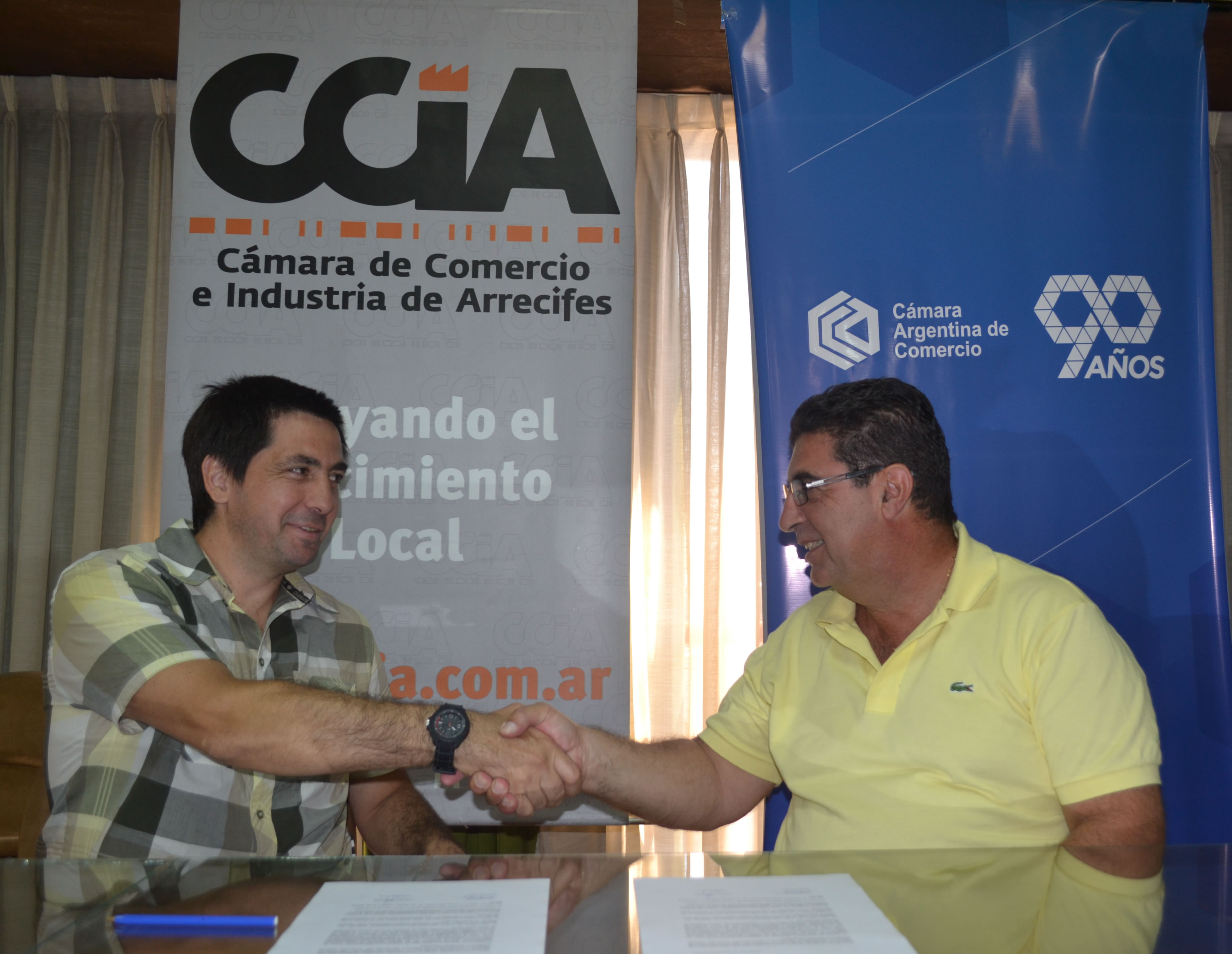 Convenio entre la CCIA y el Club Náutico de Arrecifes
